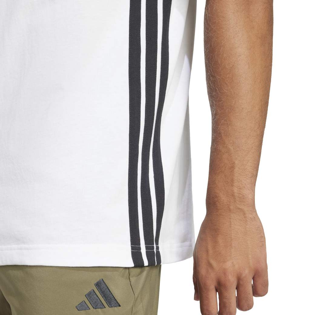 Adidas Camiseta JE6388 M 3 STRIPES White Algodao -6-